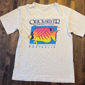Vintage Quick Silver Connection Australia destination Single Stitch Tee Large